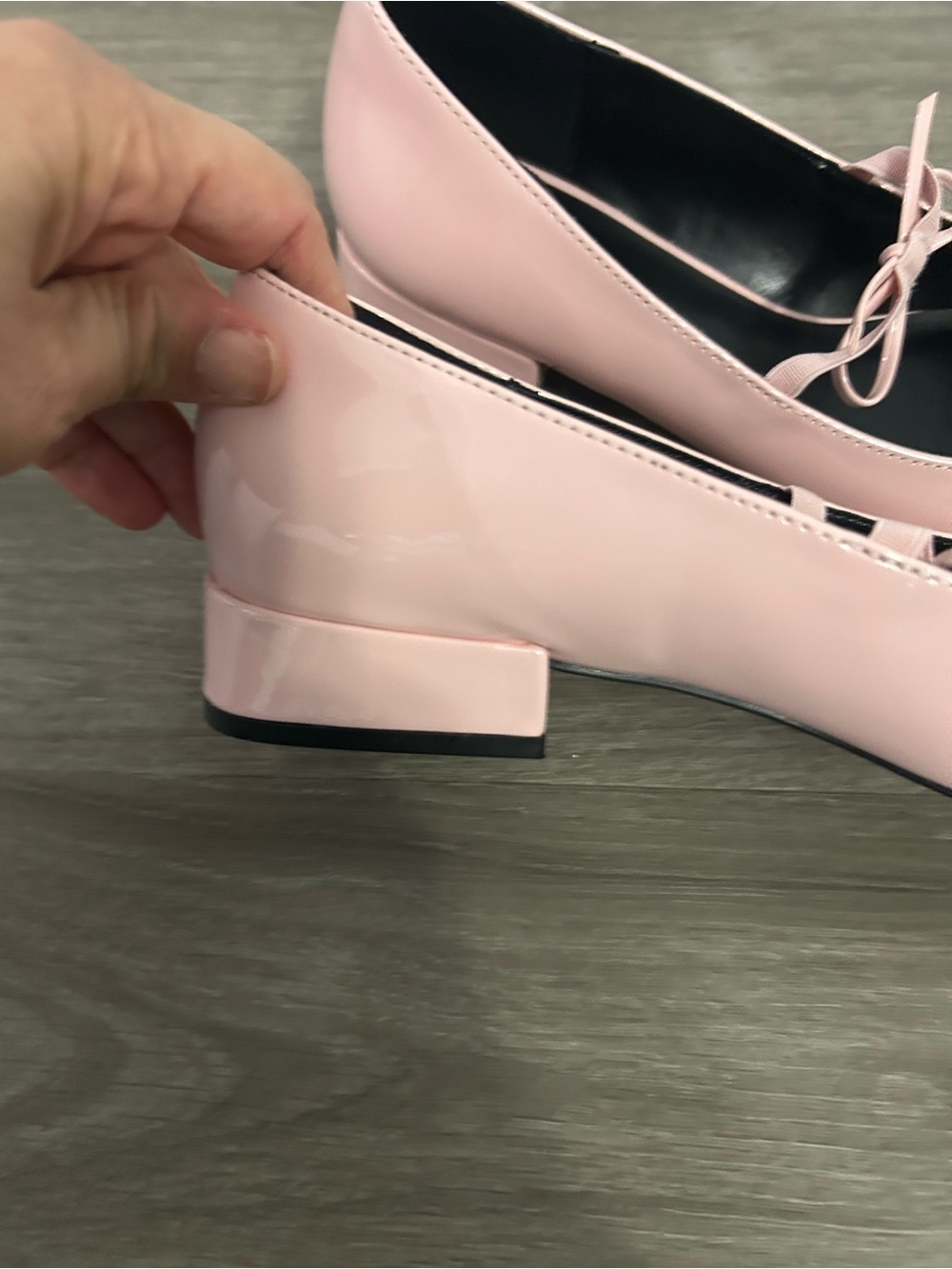 Madden Girl Pink Patent Ballet Flats,Like New , size 8 - Picture 4 of 4